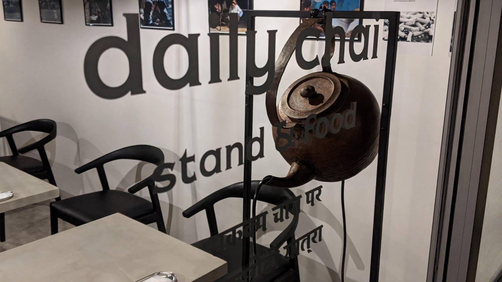 daily chai stand&foodの店内