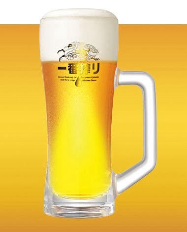 酒膳anのKIRIN生ビール